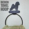 Bichon Frise Towel Hoop